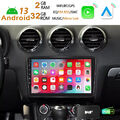 Android 13 Navi Autoradio GPS Carplay DAB+ WIFI 32G Für AUDI TT MK2 8J 2006-2012