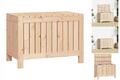 Auflagenbox Gartentruhe Kissenbox 76x42,5x54 Cm Massivholz Kiefer