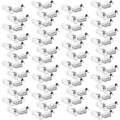 50x CAT7 CAT6 CAT6A Netzwerkstecker RJ45 Stecker vergoldete Kontakte Knickschutz