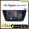 Für VW Tiguan 2016-2020 10" Android 13 Autoradio GPS NAVI WIFI BT Carplay 6+128G