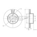 Bremsscheibe passend für BMW TX 73-99