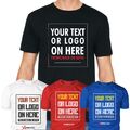 Personalisiertes T-Shirt maßgeschneidert bedruckt T-Shirt Logo Text bedruckt Unisex Arbeitsparty 