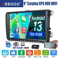 32G Autoradio DAB+ Für VW GOLF 5 6 Touran Passat Caddy Android 13 Carplay GPS BT