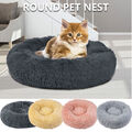 Hundebett Hundekissen Hundebetten Haustierbett Matte Hundesofa Donut Plüsch DE