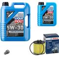 BOSCH Ölfilter 6L Liqui Moly Longtime High Tech 5W-30 für VW Audi Touran 1.4