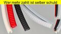 1-2 NIRO Kantenschutzprofil Kantenschutz Keder Profil Klemmprofil POM PVC FARBIG