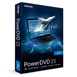 Cyberlink PowerDVD 23, PRO, Dauerlizenz, Windows 11/10, BOX inkl. DVD