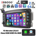 DAB+ Für Mercedes Benz CLK W209 W203 W463 W168 Autoradio GPS Navi Android 13 64G