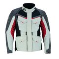 Motorradjacke mit Protektoren Herren Textil Biker Motorrad Jacke Roller Quad