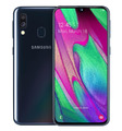 Samsung Galaxy A40 SM-A405F/DS 64GB Dual SIM Schwarz Smartphone Android Sehr Gut