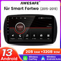 Android 13 Autoradio Für Mercedes Benz Smart Forfour Fortwo 453 GPS CarPlay DAB+