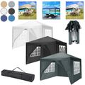 Pavillon 3x3 m Wasserdicht Faltpavillon Pop Up Partyzelt Gartenzelt UV Schutz