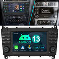 32GB Android 13 DAB+ Autoradio NAVI CarPlay BT Mercedes BENZ C/G/CLC Klasse W203