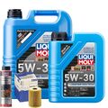 Motoröl 5W30 LIQUI MOLY Longtime High Tech 6L+MAHLE Ölfilter +Ölschlammspülung