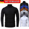 Herren Rollkragen Shirts Langarmshirt Pullover Thermal Unterhemd Sweatshirt Top