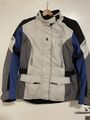 FLM Motorradjacke Damen Textil Gr.44-46 (L) Blau Grau Schwarz nur 1x genutzt