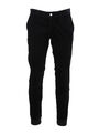 Emporio Armani EA7 Lange Herren Kord Hose Baumwolle & Elasthan Schwarz M