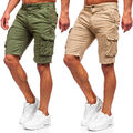 Cargohose Kurzhose Shorts Bermudas Hose Basic Kurze Classic Herren BOLF Casual