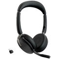 Jabra Evolve2 65 Flex Link380c MS Computer  On Ear Headset Bluetooth® Stereo ...