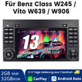 7" Autoradio Für Mercedes-Benz A/B Klasse Vito Viano Sprinter GPS WIFI BT 2+32GB