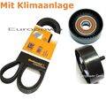 Keilrippenriemen-Satz+Spannrolle BMW E46 E81 E83 E85 E87 E90 E91