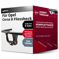 Für Corsa D Fliessheck Typ S07 Anhängerkupplung starr + E-Satz 13pol Set