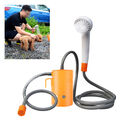 USB Tragbar Camping Dusche mit Akku Brause Tauchpumpe  Outdoor Garten Hundedusch