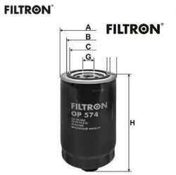 FILTRON OP574 Ölfilter Motorölfilter für Volvo für VW 