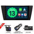 DVR+CAM+Für BMW 3 E90-E93 9" Android 13 Autoradio Navi Navigationssystem CarPlay