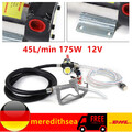 200W 45L/min Dieselpumpe Heizölpumpe Selbstansaugend Zapfpistole Ölpumpe PVC 12V