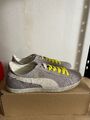 Puma Glyde Canvas Washed Grau Sneaker Turnschuhe Damen Freizeit Neu Used Look