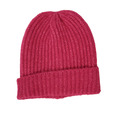 Damen Mütze Strick Beanie Casual Basic Winter pink Kopfbedeckung