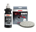 SONAX PROFILINE Glas Politur Set Glass Polish 250 ml + 2x FilzPad Polierpad