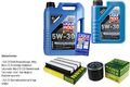 INSPEKTIONSKIT FILTER LIQUI MOLY ÖL 6L 5W-30 für Opel Monterey A UBS_ 3.2