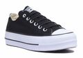 Converse 560250C Con Ct As Lift Ox Plattform in schwarz weiß Größe UK 3 - 8