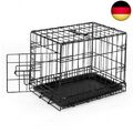 lionto Hundetransportkäfig Hundetransportbox Tiertransportbox Hundebox, (S) 