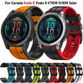 Silikon Armband Quickfit Für Garmin Fenix 8 7X 7 Solar 6 6X Pro 5 5X Plus Epix 2