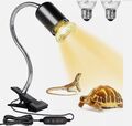 Schildkröten Wärmelampe Reptilien Terrarium Lampe UVA UVB 25+50W Heizlicht DHL