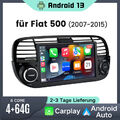 Für Fiat 500 07-2015 Android 13 7" Autoradio Carplay GPS Navi WIFI BT DAB+ 4+64G