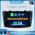 6+128GB Für MAZDA 3 2010-13 Android 14 Car Autoradio CarPlay WIFI BT Navi GPS