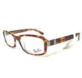 Ray-Ban Brille Rahmen RB5133-Q 2192 Brown Schildplatt Grau Leder 54-16-140