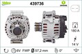 Lichtmaschine Generator Lima VALEO ORIGINS NEW OE TECHNOLOGIE 439736 für VW T5