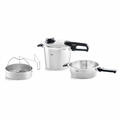 Fissler Vitavit Premium Set Schnellbratpfanne 2.5L + Schnellkochtopf 6L +Einsatz