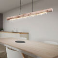 LED Design Hänge Pendel Decken Leuchte Kristall Design Holz Balken Steh Lampe