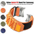 Quickfit Nylon Ersatz Armband Für Samsung Galaxy Watch 7/5 Pro/6 Classic 43 47mm