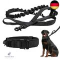 Taktisches Hundehalsband, Verstellbare Hunde Halsband mit Kontrollgriff, Weich