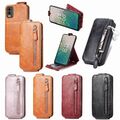 Handy Hülle für Samsung Schutz Tasche Leder Flip Wallet Case Vertikal Klapp Etui