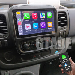 Für Opel Vivaro B 9" Android 13 Autoradio 32GB CarPlay GPS Navi Bluetooth FM/RDS