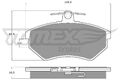 Bremsbelagsatz Scheibenbremse TOMEX Brakes TX 10-63 für VW PASSAT B3 B4 Variant