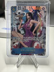 One Piece Boa Hancock OP07-051 Cosmic Manga Rare Alt Art Card Game tcg Japanese